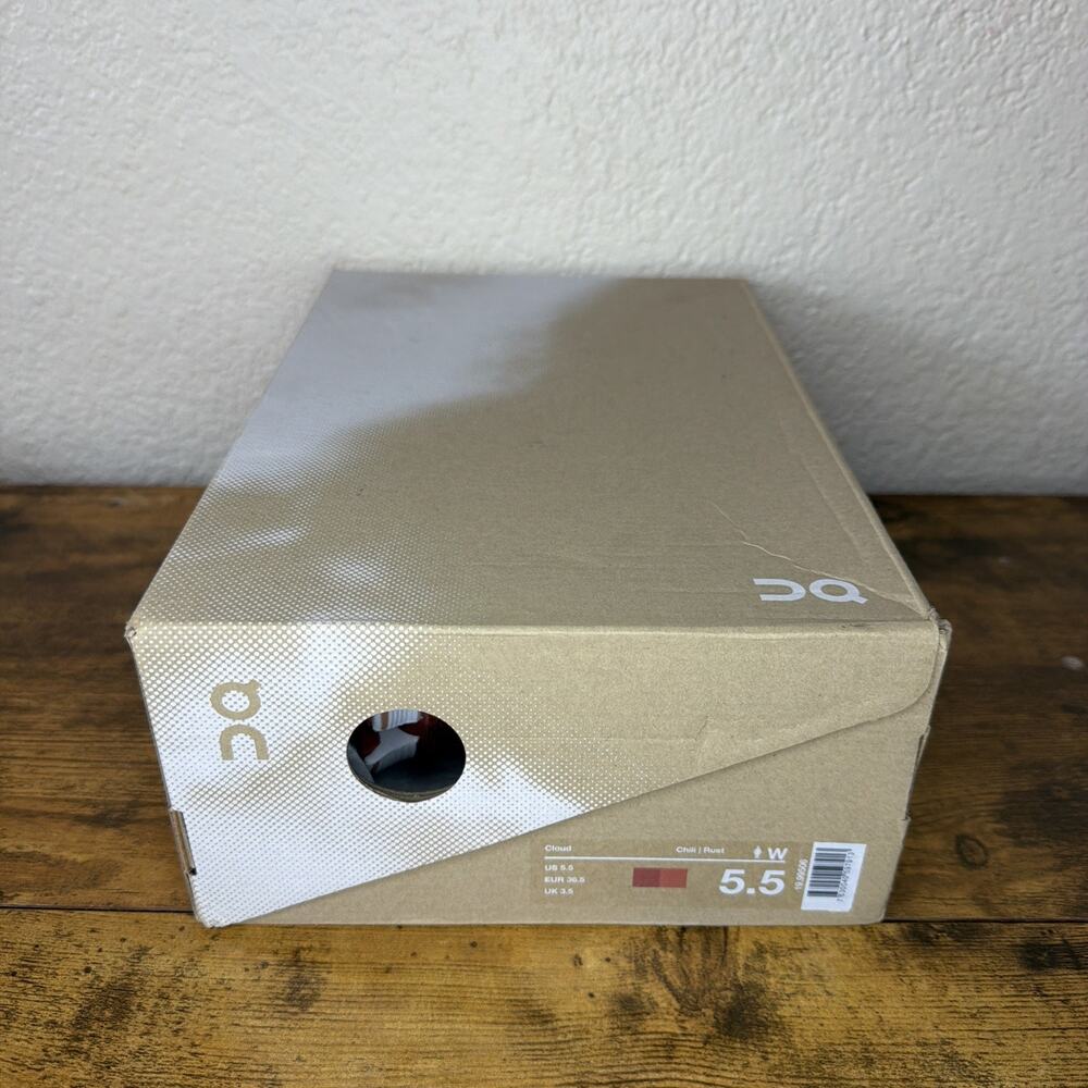 On Cloud 2.0 Women’s Running Shoes Chili Rust Size 5.5 New in Box